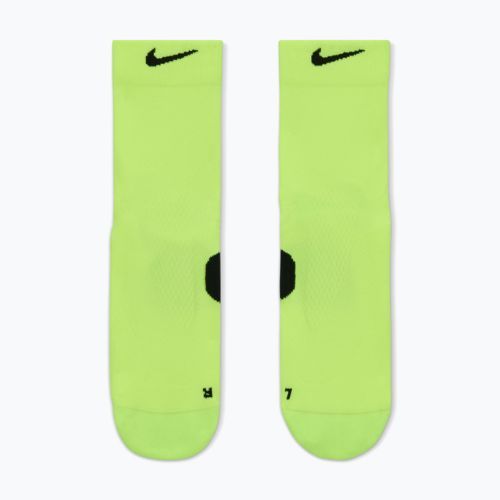 Ponožky Nike Running Midweight Micro Crew volt/black/black