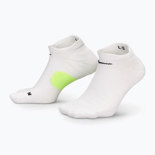 Ponožky Nike Running Midweight No-Show white/volt/black