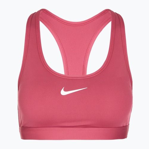Tréninková podprsenka Nike Swoosh Medium Support sweet beet/white