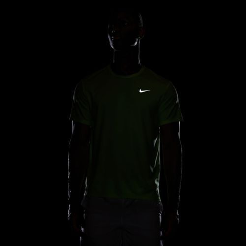 Pánské běžecké tričko Nike Miler Dri-Fit UV lime blast