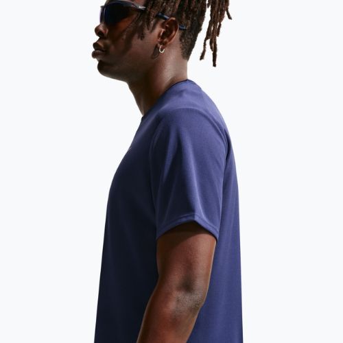Pánské běžecké tričko Nike Miler Dri-Fit UV midnight navy