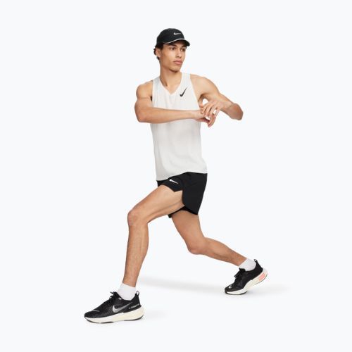 Pánské běžecké tričko Nike AeroSwift Dri-Fit ADV summit white/black