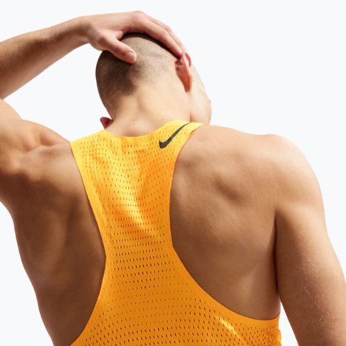 Pánské běžecké tričko Nike AeroSwift Dri-Fit ADV laser orange/black