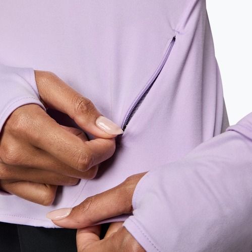 Dámské běžecké triko Longsleeve Nike Swift Dri-Fit UV 1/4-Zip violet mist