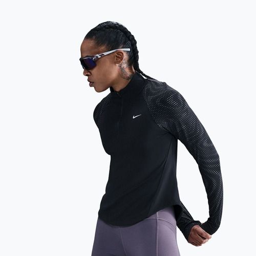 Dámské běžecké triko Longsleeve Nike Tempo Flash Dri-Fit 1/4 Zip black