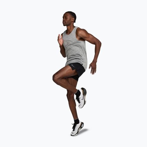 Pánské běžecké tričko Nike Stride Dri-Fit ADV smoke grey/heather