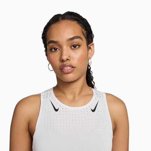 Dámské běžecké tričko Nike AeroSwift Dri-Fit ADV Singlet white/black