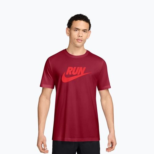 Pánské tričko Nike Dri-Fit Running team crimson/light crimson