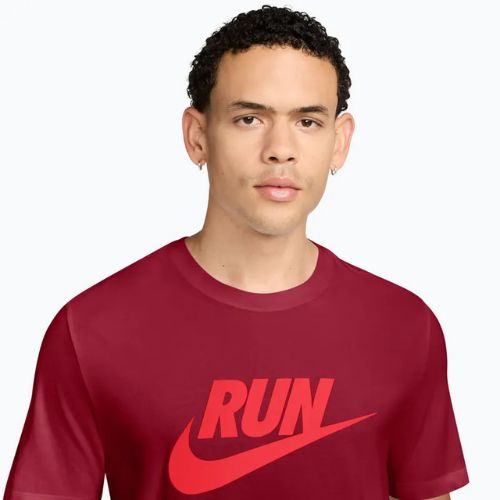 Pánské tričko Nike Dri-Fit Running team crimson/light crimson