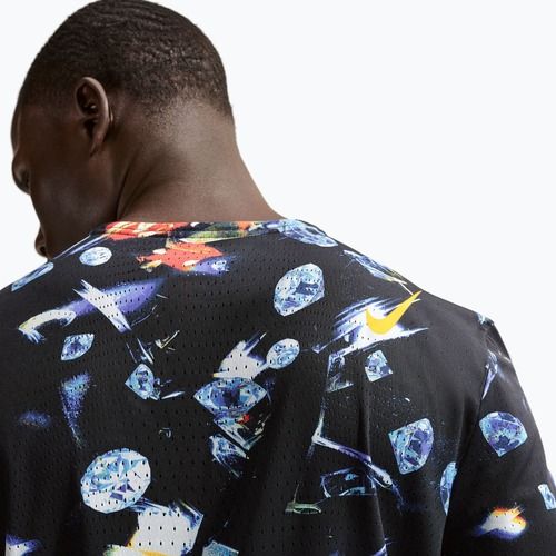 Pánské běžecké tričko Nike AeroSwift Dri-Fit ADV black/laser orange