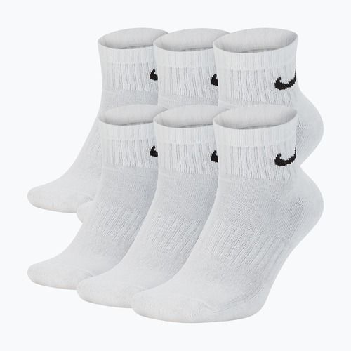 Ponožky Nike Everyday Cushioned 6 párů white/black