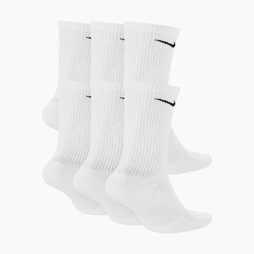 Pánské ponožky Nike Everyday Plus Cushioned Crew 6 pairs white/black