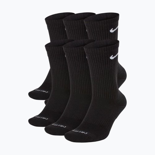 Pánské ponožky Nike Everyday Plus Cushioned Crew 6 pairs black/white