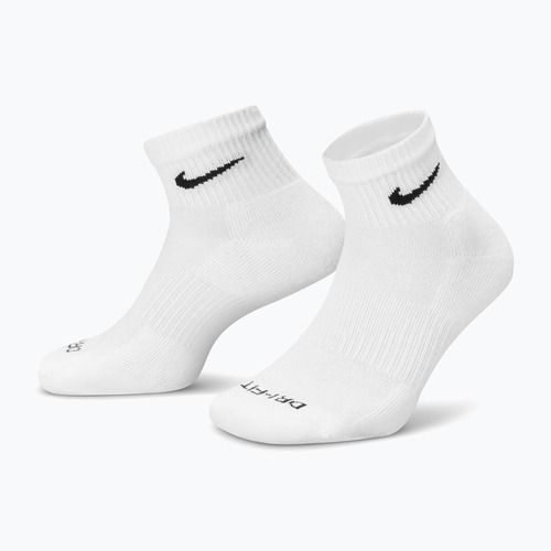 Ponožky Nike Everyday Plus Cushioned Ankle 3 páry white/black