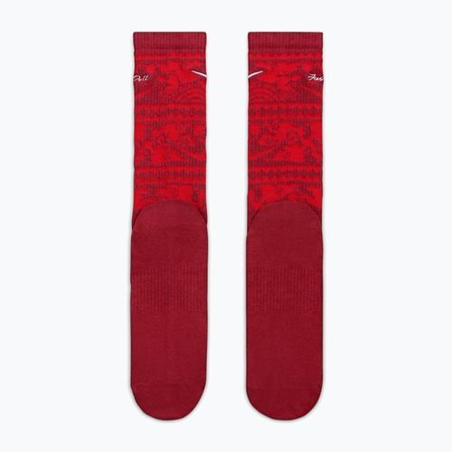Ponožky Nike Everyday Plus Cushioned Crew team crimson/metallic silver