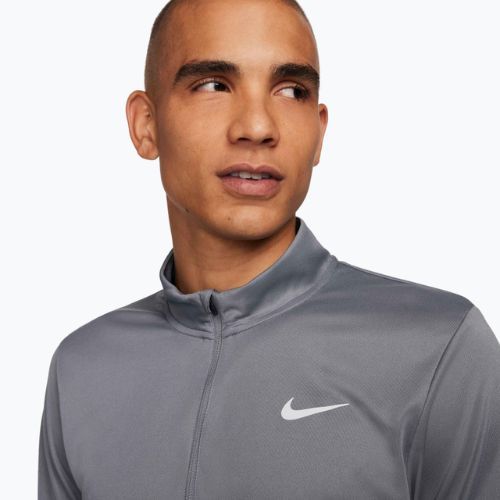 Pánská běžecká mikina Nike Pacer Dri-Fit 1/2 Zip smoke grey