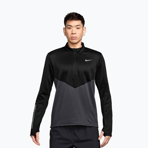Pánská běžecká mikina Nike Pacer Winterized 1/2 Zip anthracite/black