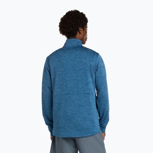 Pánské běžecké tričko Longsleeve New Balance Athletics Heat Grid 1/2 Zip dark shoreline