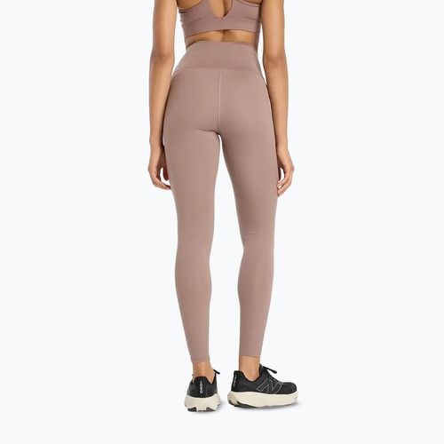 Dámské běžecké legíny New Balance Harmony High Rise earth shadow