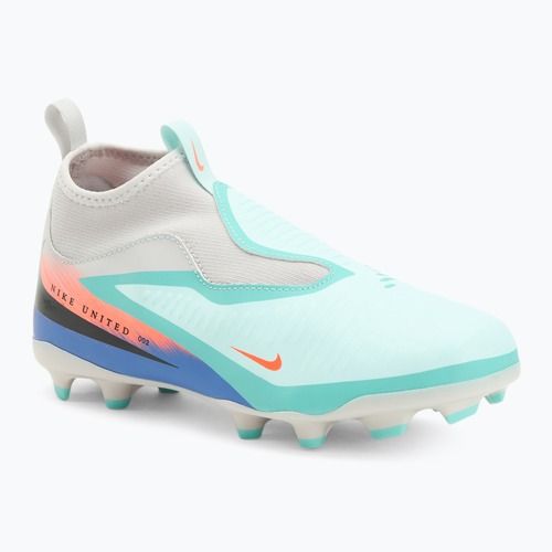 Dětské kopačky Nike United Phantom 6 High Academy Jr FG/MG pistachio frost/hyper orange