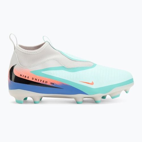 Dětské kopačky Nike United Phantom 6 High Academy Jr FG/MG pistachio frost/hyper orange