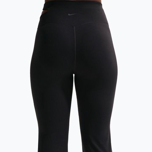 Dámské sportovní kalhoty Nike Zenvy High-Waisted Flared black/pcg3c