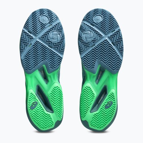 Pánské padelové boty Asics Sonicmash FF saba blue/vital green