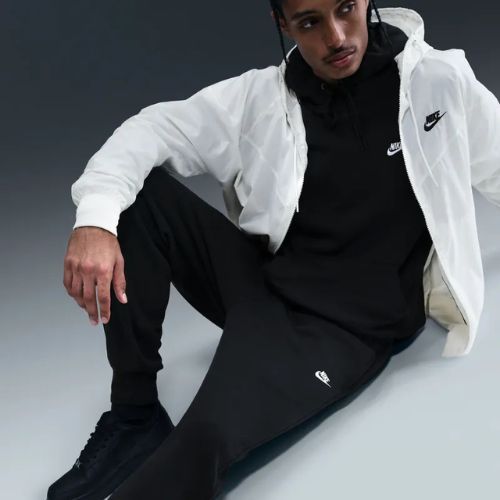 Pánské tepláky Nike Club Jogger black/black/white