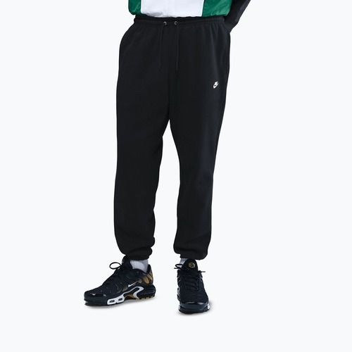 Pánské tepláky Nike Club Cuffed Brushed black/black/white