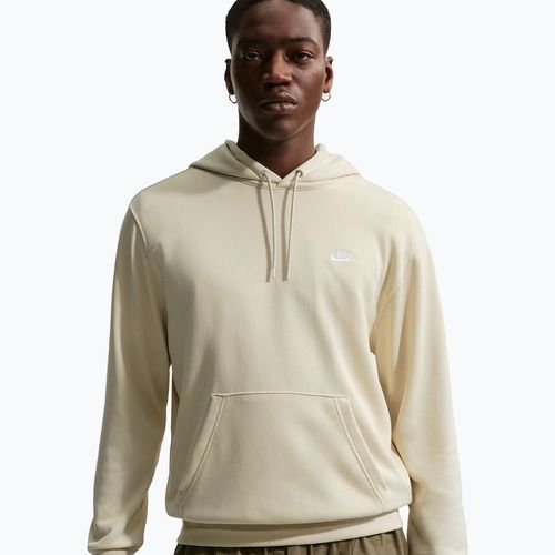 Pánská mikina Nike Club French Terry Pullover Hoodie light khaki/light khaki/white