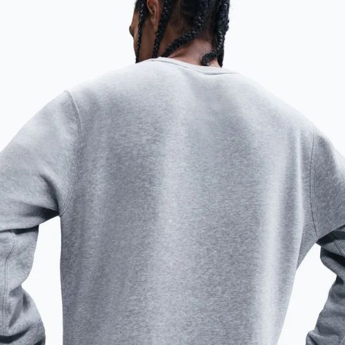 Pánská mikina Nike Sportswear Club Graphic Fleece Crew dark grey heather/white