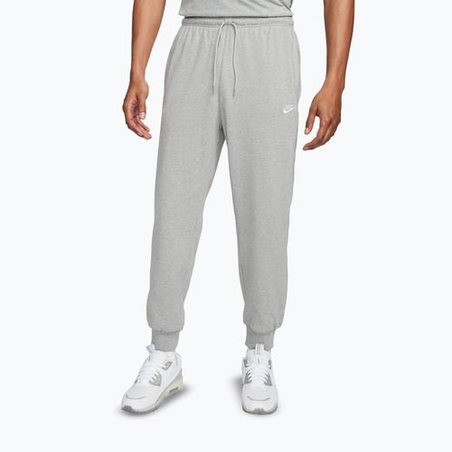 Pánské tepláky Nike Club Knit Jogger dark grey heather/white