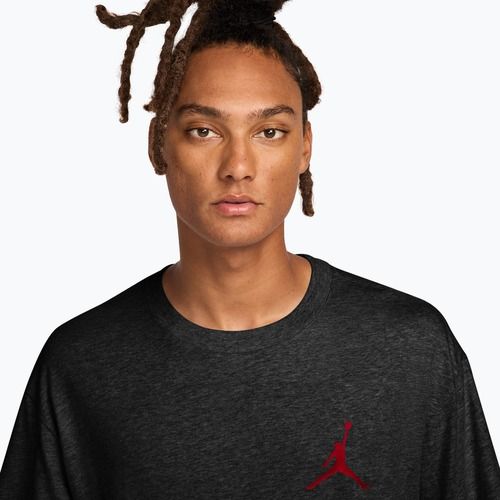 Pánské tričko na lezení Jordan black/gym red