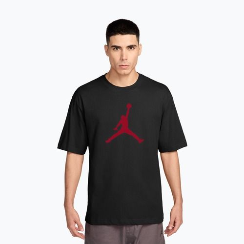 Pánské tričko na lezení Jordan black/gym red