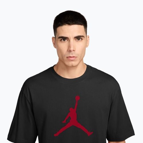 Pánské tričko na lezení Jordan black/gym red