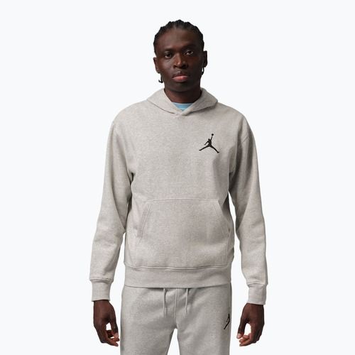 Pánská mikina  Jordan Pullover Hoodie grey heather/black