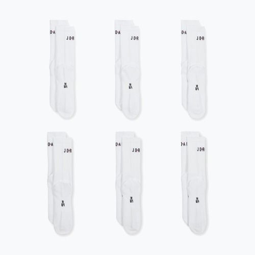 Ponožky Nike Jordan Everyday Crew 6 párů white/gym red/black