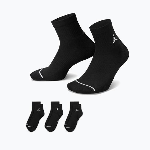 Ponožky Jordan Everyday Ankle 3 pairs black/white