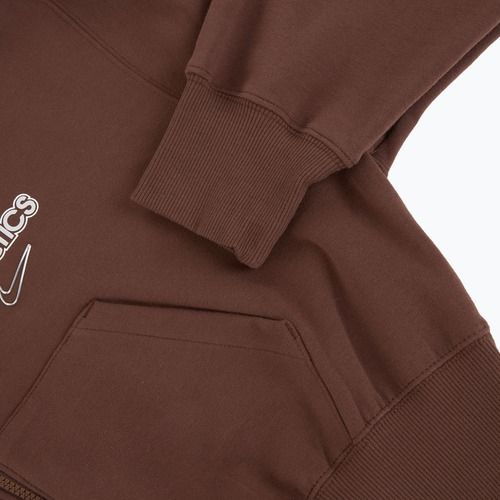 Dámská mikina Nike Phoenix Full-Zip Hoodie light chocolate