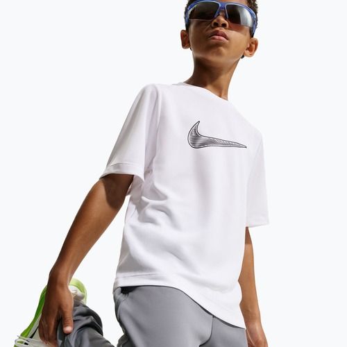 Dětské tričko Nike Multi Dri-Fit white/black