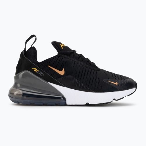 Dětské boty Nike Air Max 270 black/laser orange/metallic copper