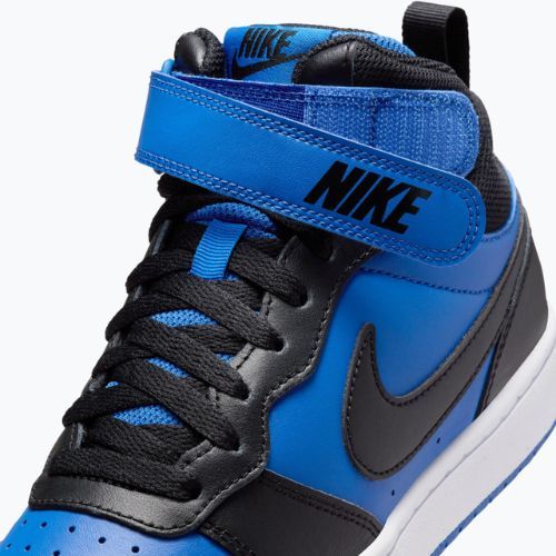 Boty Nike Court Borough Mid 2 game royal/white/black