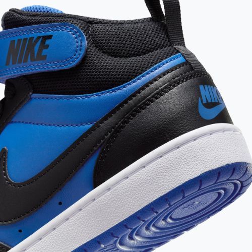 Dětské boty Nike Court Borough Mid 2 game royal/white/black
