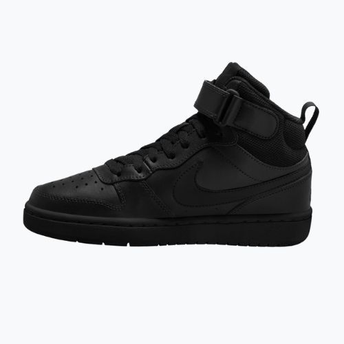 Boty Nike Court Borough Mid 2 black/black/black