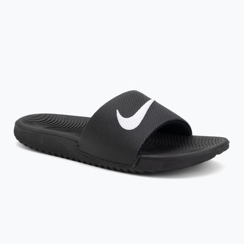 Dětské pantofle Nike Kawa black/white