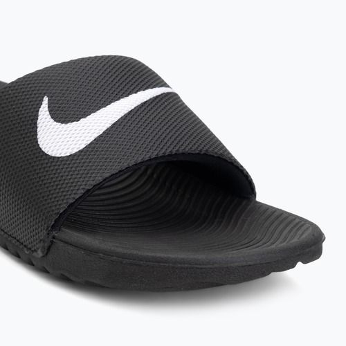 Dětské pantofle Nike Kawa black/white