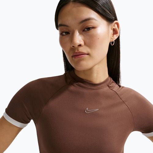 Dámské tričko Nike Gloss Fitted Top light chocolate