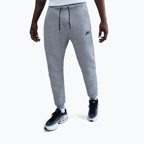 Pánské kalhoty Nike Tech Joggers dark grey heather/black