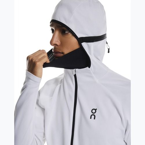 Pánská běžecká mikina On Climate Zip Hoodie white