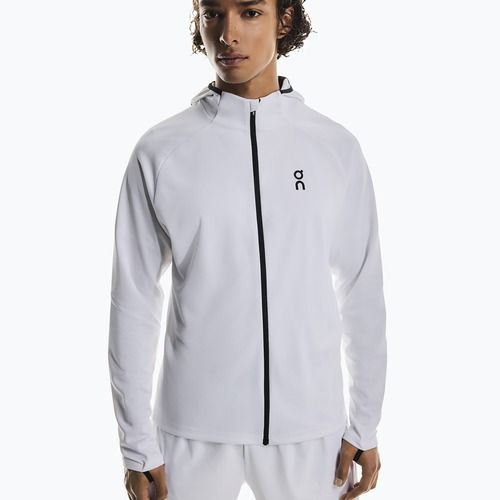 Pánská běžecká mikina On Climate Zip Hoodie white